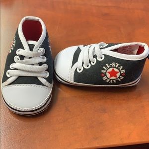 Little baby faux all star shoes